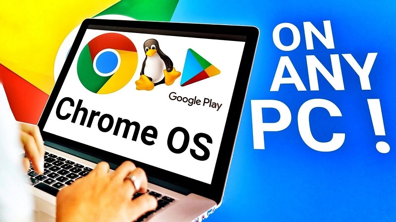 Laptop Chromebook chạy hệ điều hành Chrome OS