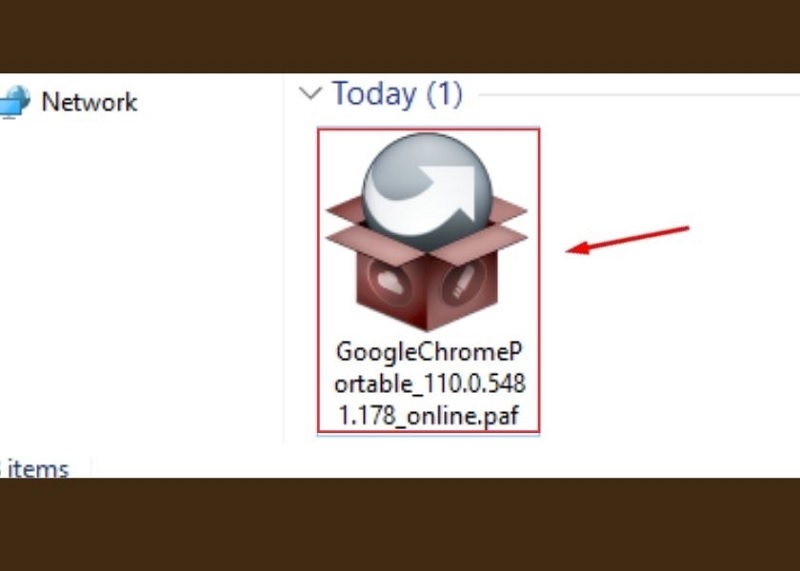 Giải nén tập tin vừa được tải về