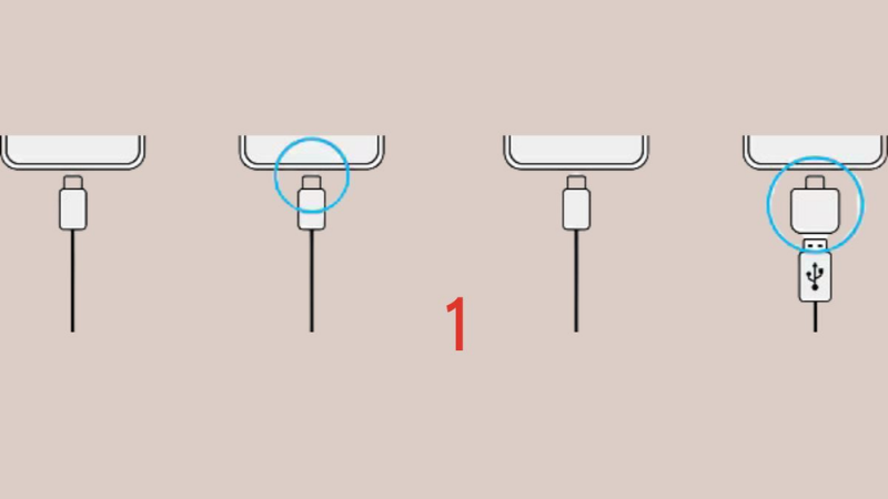 Chuẩn bị cáp và mở Smart Switch