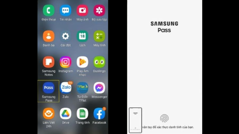 Chuẩn Bị Trước Khi Bật Samsung Pass