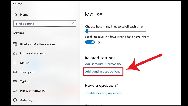 Kích hoạt lại touchpad trong Mouse Properties bước 2