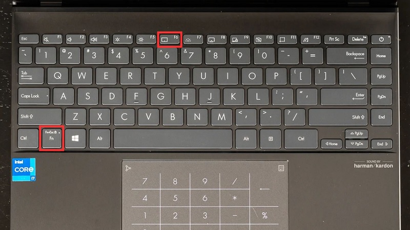 Kiểm tra và bật lại touchpad bằng phím tắt Fn