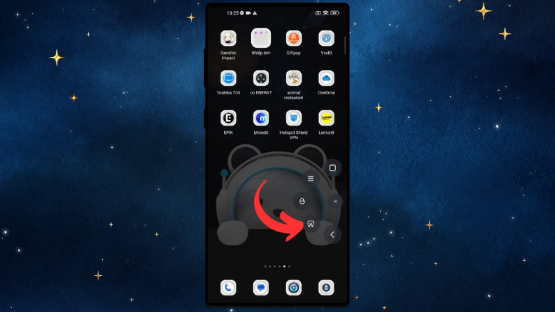 Chụp Màn Hình Xiaomi bằng Phím ảo