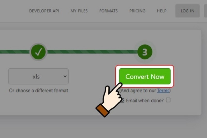 Nhấn vào nút Convert Now