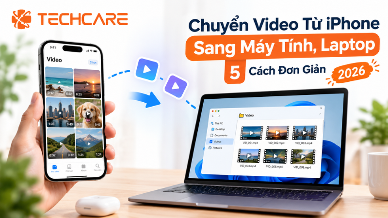 Chuyển Video Từ iPhone Sang Máy Tính, Laptop: 5 Cách Đơn Giản 2026