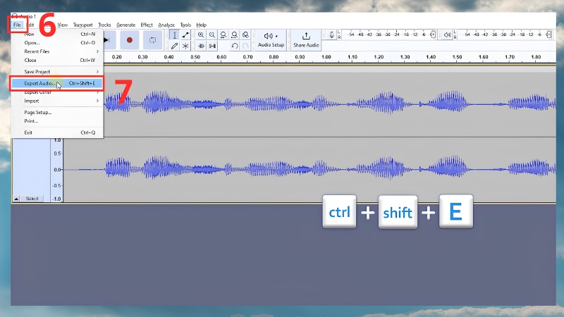 Chọn Format MP3 và Bitrate 320kbps khi xuất file Chọn Format MP3 và Bitrate 320kbps khi xuất file