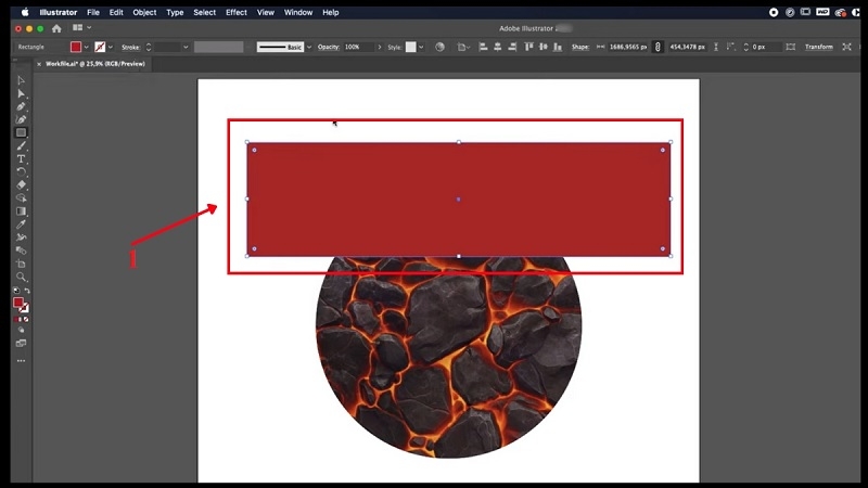 Thêm đối tượng mới Clipping Mask bước 1 Thêm đối tượng mới Clipping Mask bước 1