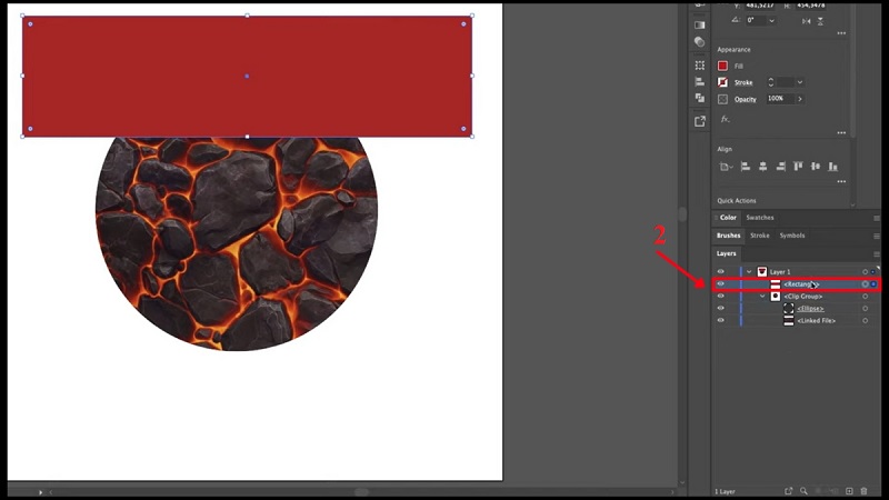 Thêm đối tượng mới Clipping Mask bước 2 Thêm đối tượng mới Clipping Mask bước 2