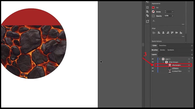 Thêm đối tượng mới Clipping Mask bước 3 Thêm đối tượng mới Clipping Mask bước 3
