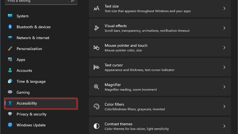 Cách bật Voice Access bước 1