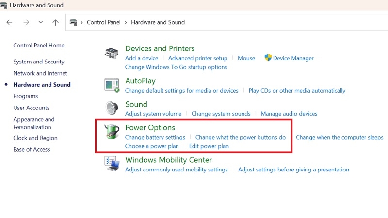 Tối ưu Power Plan trong Windows bước 3