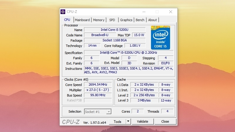Xem thông tin CPU (bộ vi xử lý) Xem thông tin CPU (bộ vi xử lý)