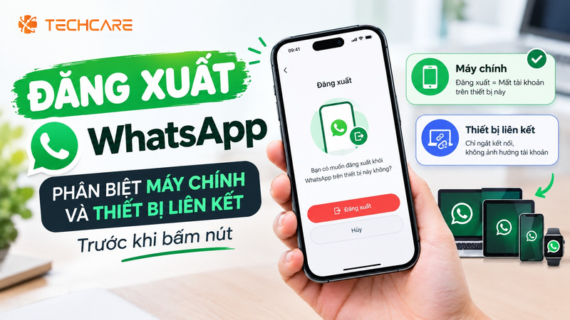 Đăng Xuất WhatsApp: Phân Biệt Máy Chính Và Thiết Bị Liên Kết Trước Khi Bấm Nút