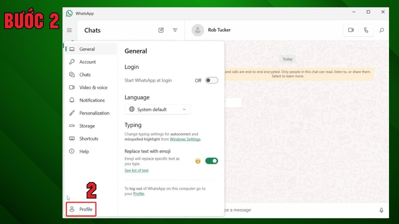 Đăng Xuất WhatsApp Trên Máy Tính đơn giản