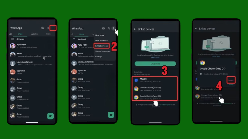 Đăng Xuất Whatsapp Từ Xa Qua iPhone