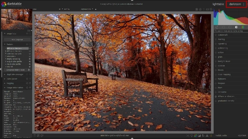 Chỉnh ánh sáng và màu ảnh RAW trong Darkroom của DarkTable Chỉnh ánh sáng và màu ảnh RAW trong Darkroom của DarkTable