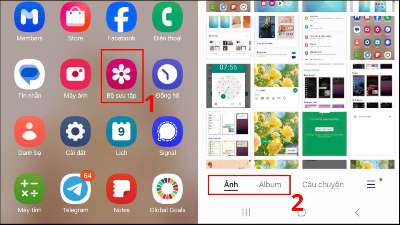 Đặt Ảnh Từ Bộ Sưu Tập Làm Hình Nền