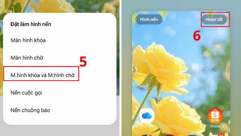 Đặt Ảnh Từ Bộ Sưu Tập Làm Hình Nền dễ dàng
