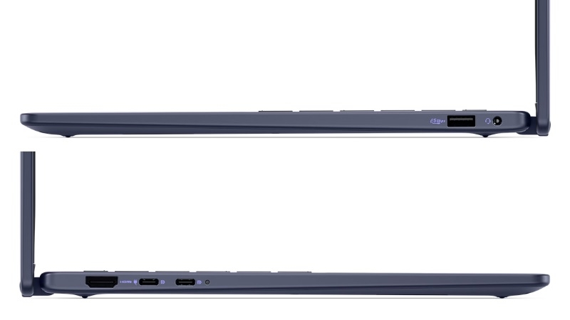 Cổng kết nối laptop Dell 14 Plus 2-in-1 2025 LDB04255 Cổng kết nối laptop Dell 14 Plus 2-in-1 2025 LDB04255