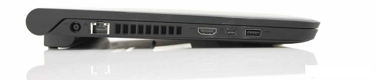 Cổng kết nối được lắp đặt 2 bên cạnh máy