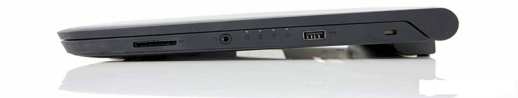 Cổng kết nối được lắp đặt 2 bên cạnh máy