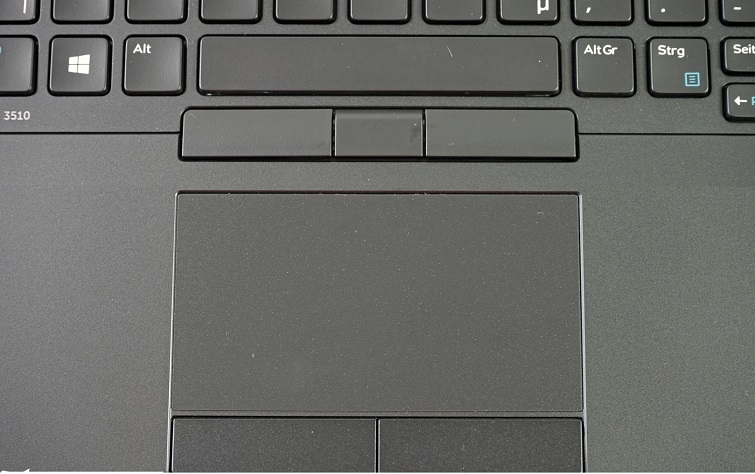 Touchpad của chiếc laptop Dell Precison M3510 cũng rất tốt