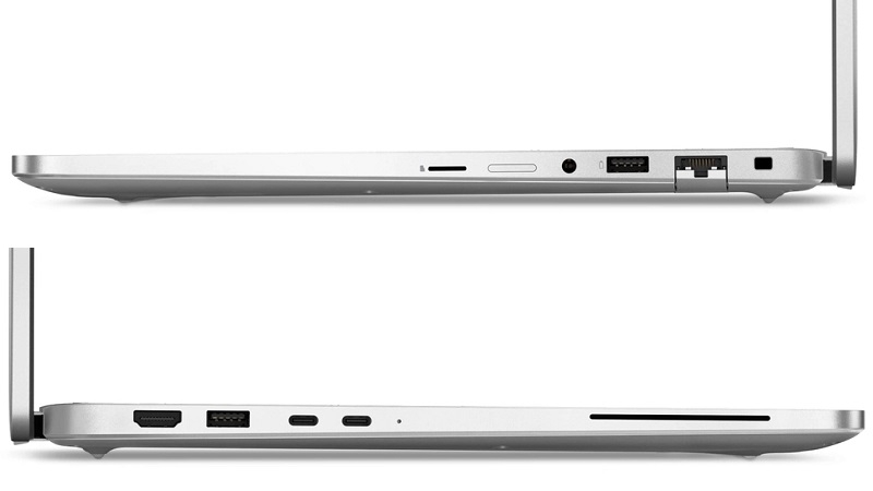 Kết nối laptop Dell Pro 16 Plus PB16250 (2025) Kết nối laptop Dell Pro 16 Plus PB16250 (2025)