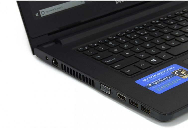 Dell Vostro 3478 mang trên mình đầy đủ các cổng kết nối