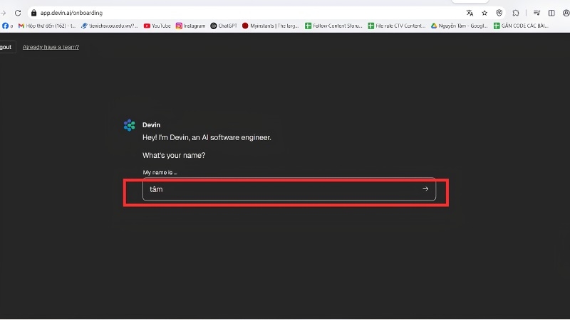 Chọn gói Free khi đăng ký Devin AI Chọn gói Free khi đăng ký Devin AI