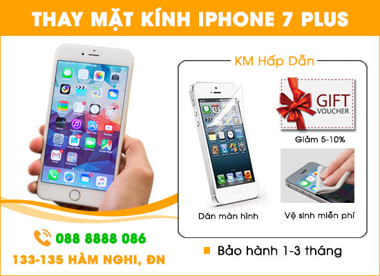 Địa chỉ thay mặt kính Iphone 7 plus