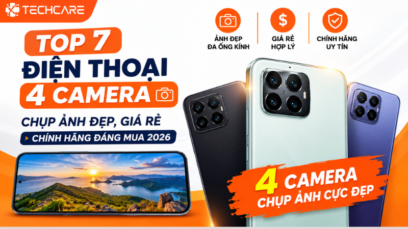 Điện Thoại 4 Camera Chụp Ảnh Đẹp, Giá Rẻ