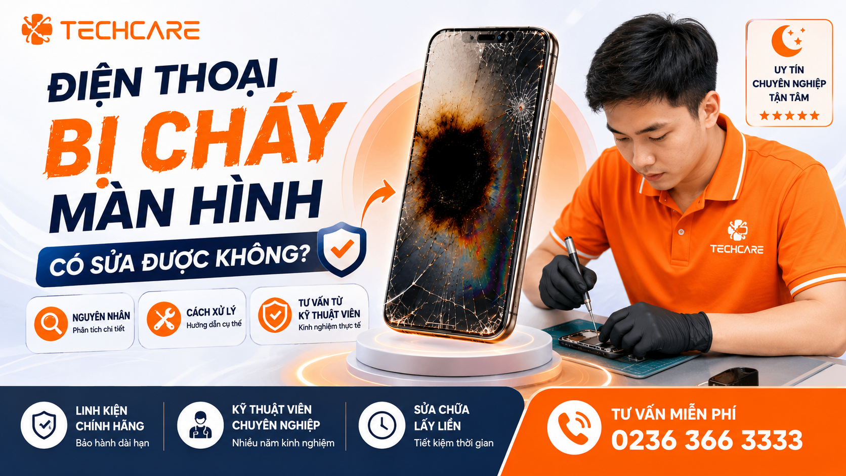 Điện Thoại Bị Cháy Màn Hình Có Sửa Được Không? Nguyên Nhân Và Cách Xử Lý Chi Tiết Từ Kỹ Thuật Viên