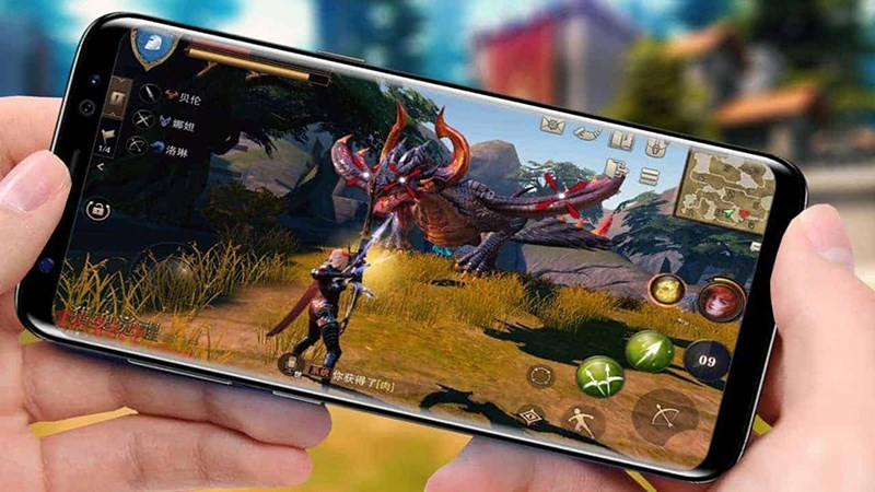 điện thoại đơ cảm ứng do chơi game quá nặng