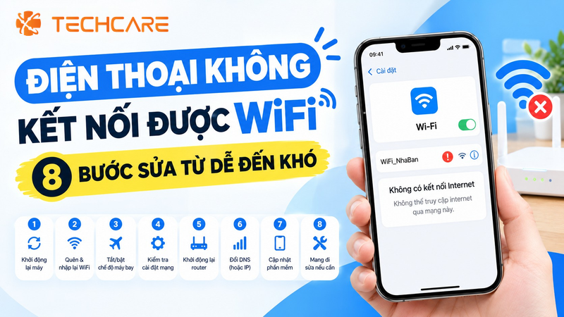 Điện Thoại Không Kết Nối Được WiFi: Tìm Đúng Thủ Phạm Trước, Sửa Sau Cho Đỡ Mất Công