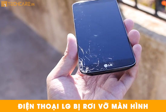 Thay màn hình điện thoại LG bị rơi vỡ