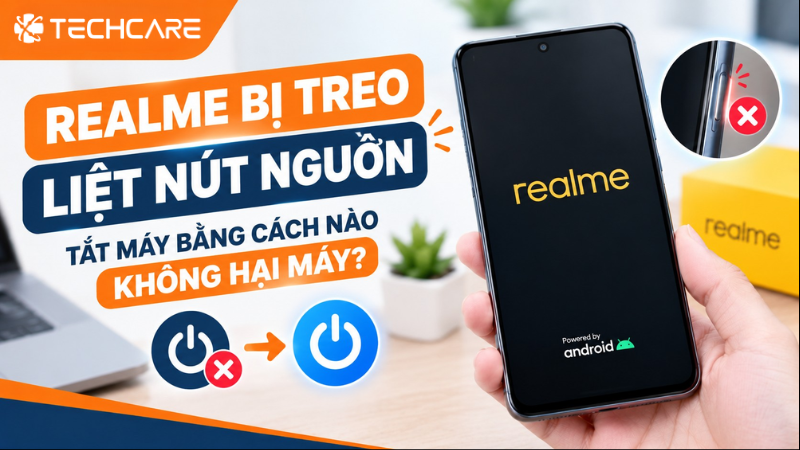 Điện Thoại Realme Bị Treo Hoặc Liệt Nút Nguồn: Tắt Máy Bằng Cách Nào Mà Không Hại Máy?