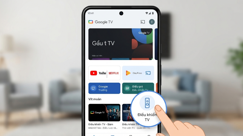 Điều Khiển Tivi Xiaomi Bằng Điện Thoại Dùng ứng dụng Google TV
