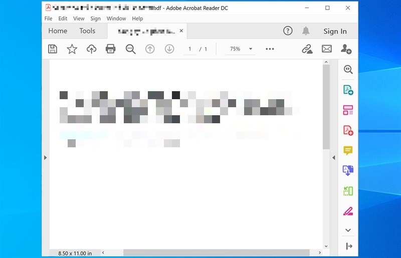 Giao diện mới sẽ được hiển thị