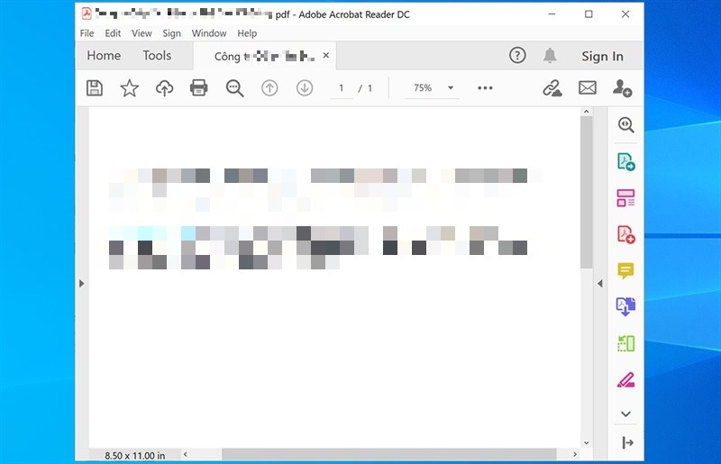 Giao diện chính sẽ được hiển thị