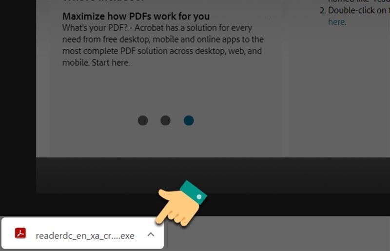 Chọn vào file .exe