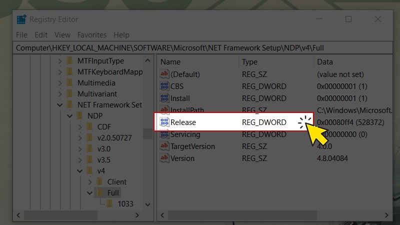 Tìm kiếm mục Release