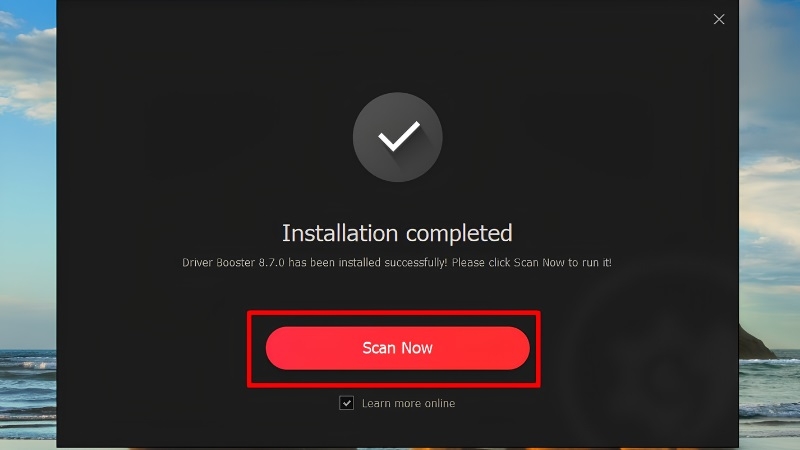 Nhấn vào mục Scan Now Nhấn vào mục Scan Now
