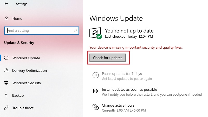 Cập nhật driver WiFi tự động qua Windows Update bước 3 Cập nhật driver WiFi tự động qua Windows Update bước 3