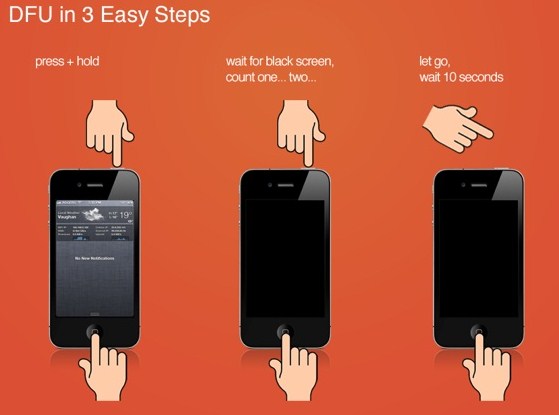 cách đưa iphone về chế độ DFU