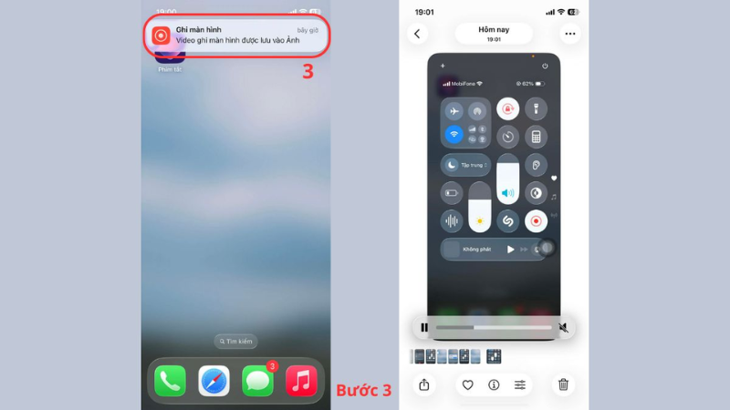 Dừng quay video màn hình iPhone 12
