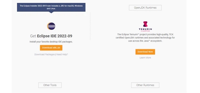 Nhấn nút download now