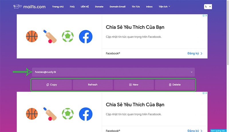 Chuyển đến hộp thư