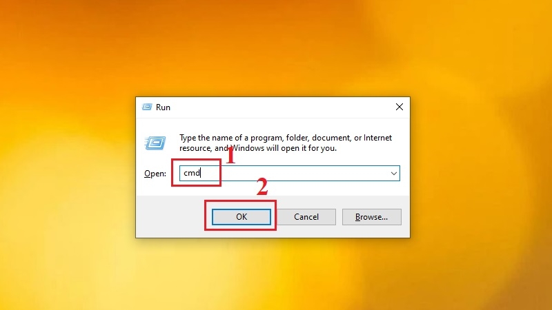 Đặt lại cấu hình mạng bằng Command Prompt bước 1