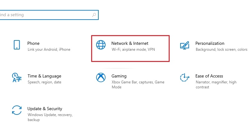 Tắt VPN hoặc Proxy bước 2