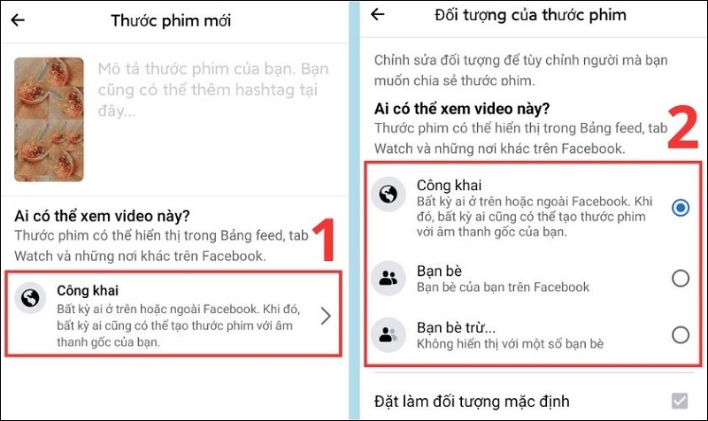 Tùy chỉnh các đối tượng được phép xem video Reels